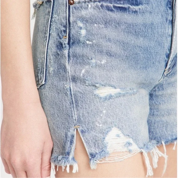 AGOLDE Parker cut off denim shorts 2,5” - Picture 5 of 13